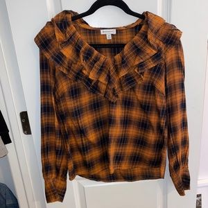 Warehouse Plaid Blouse